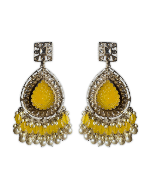 Earrings combo set for women with traditional designs for Haldi, Mehndi, and Cocktail