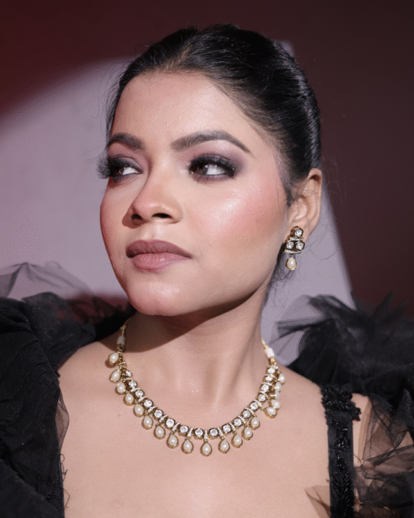 Deetya Pavitra Noor Polki Pearl Set - Festive Jewellery for Women