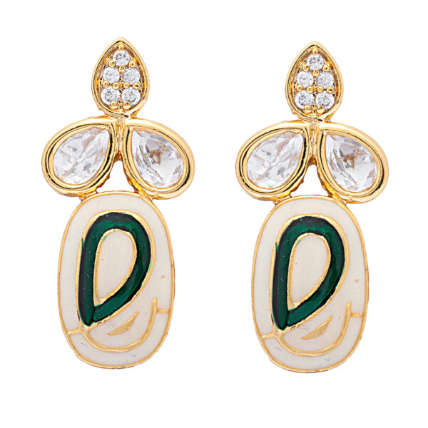 Tamchini Prestige Enamelled Necklace Set - Deetya Jewellery