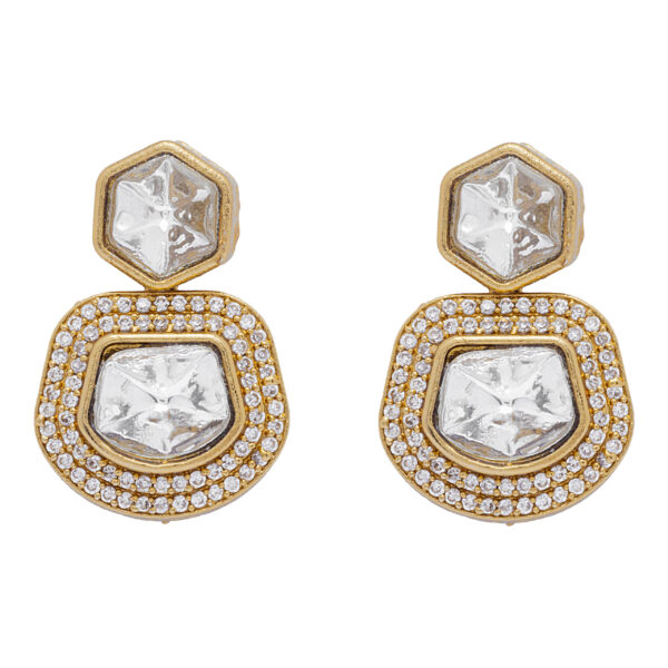 Haslika Polki Pendant Set - Deetya Jewellery