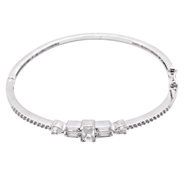 Stellara AD Silver Bracelet - Deetya Jewellery