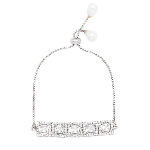 Saurastra Square AD Bracelet - Deetya Jewellery