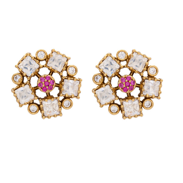 Gulraaz Stud Earrings - Deetya Jewellery