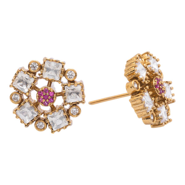 Gulraaz Stud Earrings - Deetya Jewellery