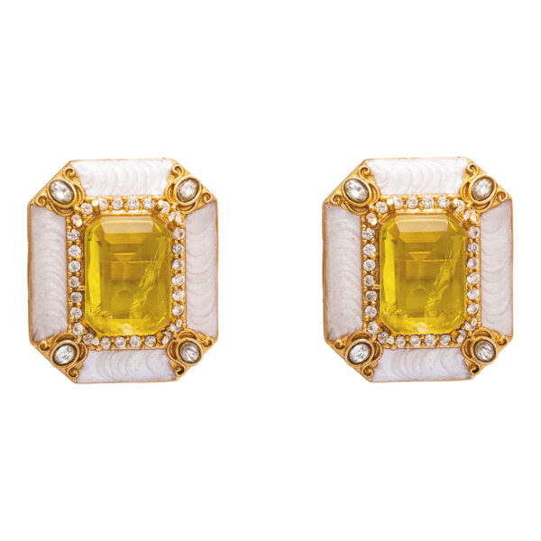 Nooramber Stud Earrings - Deetya Jewellery