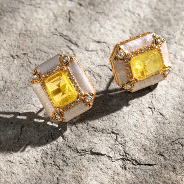 Nooramber Stud Earrings - Deetya Jewellery