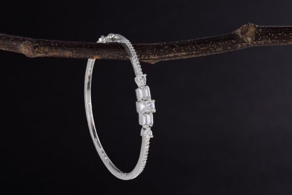 Stellara AD Silver Bracelet - Deetya Jewellery