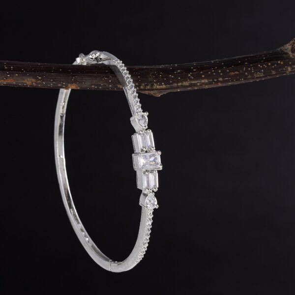 Stellara AD Silver Bracelet - Deetya Jewellery