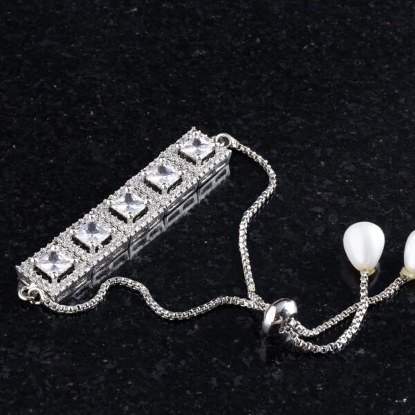 Saurastra Square AD Bracelet - Deetya Jewellery